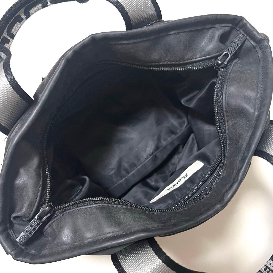 美品 RUSSELUNO ラッセルノ カートバッグ レザー パデッド 黒