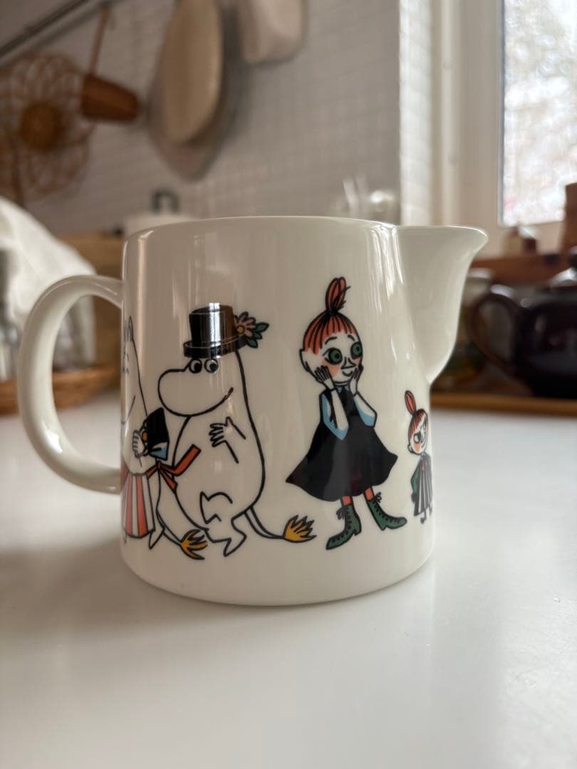 アラビア/ムーミン ハッピーファミリー/ピッチャー/廃盤 美品/ARABIA