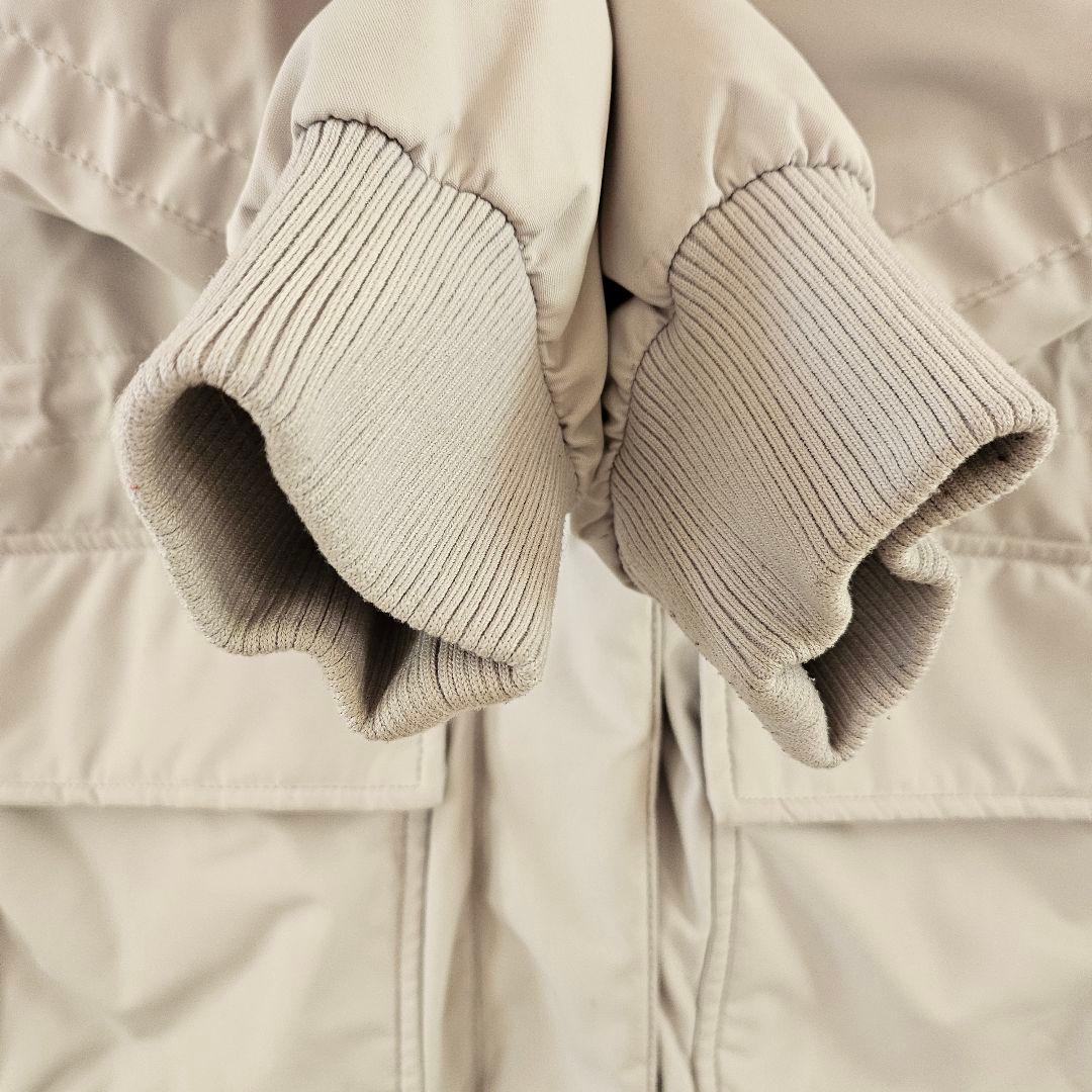 【超希少】ノースフェイス ロング ダウンジャケット ファー付き アイスグレー S