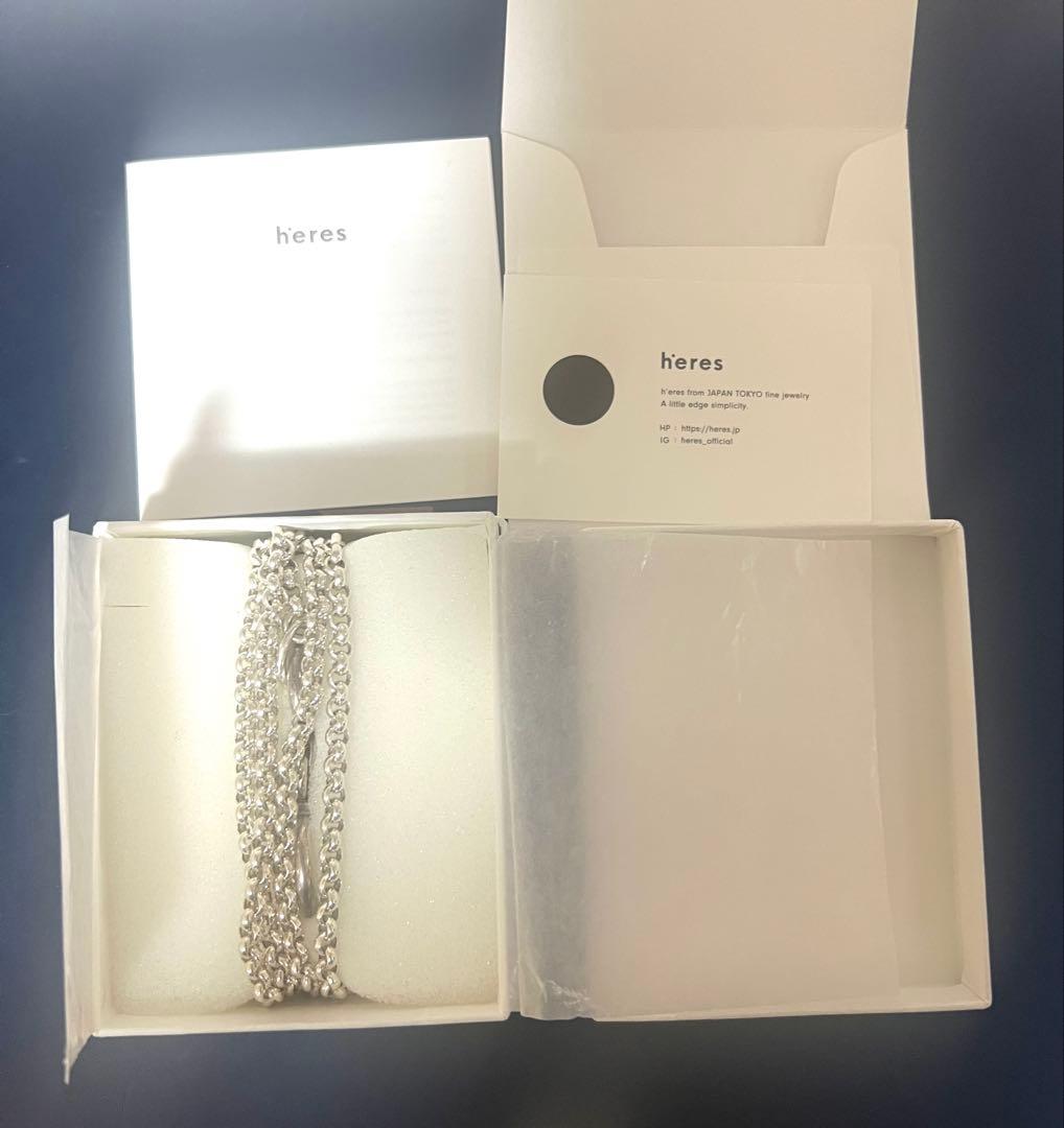 ぽ*ん様 ヒアーズ シルバー 二重チェーン　TOBARI ZOÉ NECKLAC