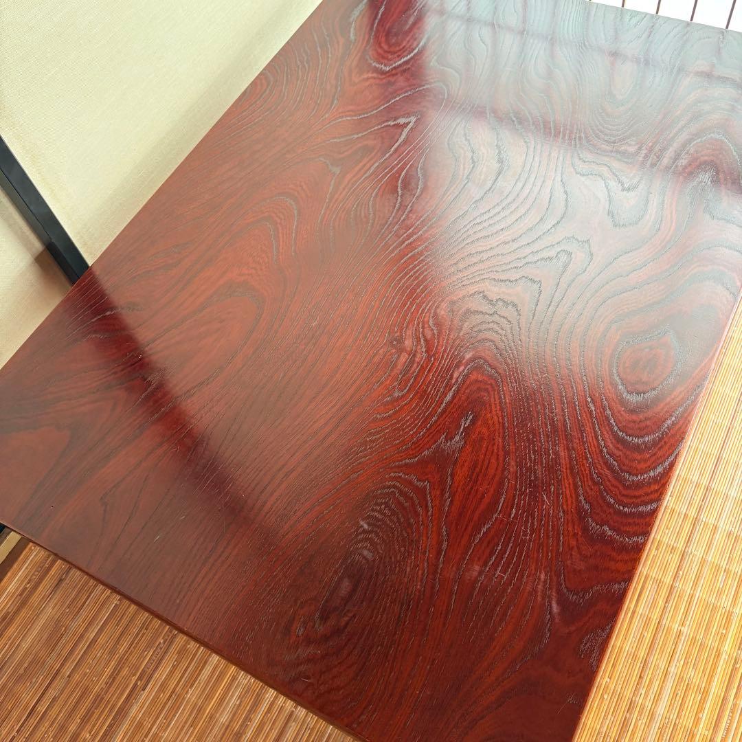 《送料込み》和モダン 座卓 ローテーブル ナラ突板仕上げ / 105×75cm