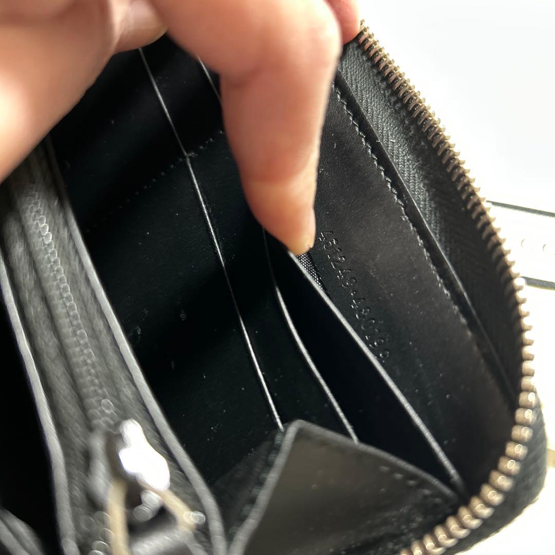 GUCCI GGパターン 長財布 ベージュ/ブラック