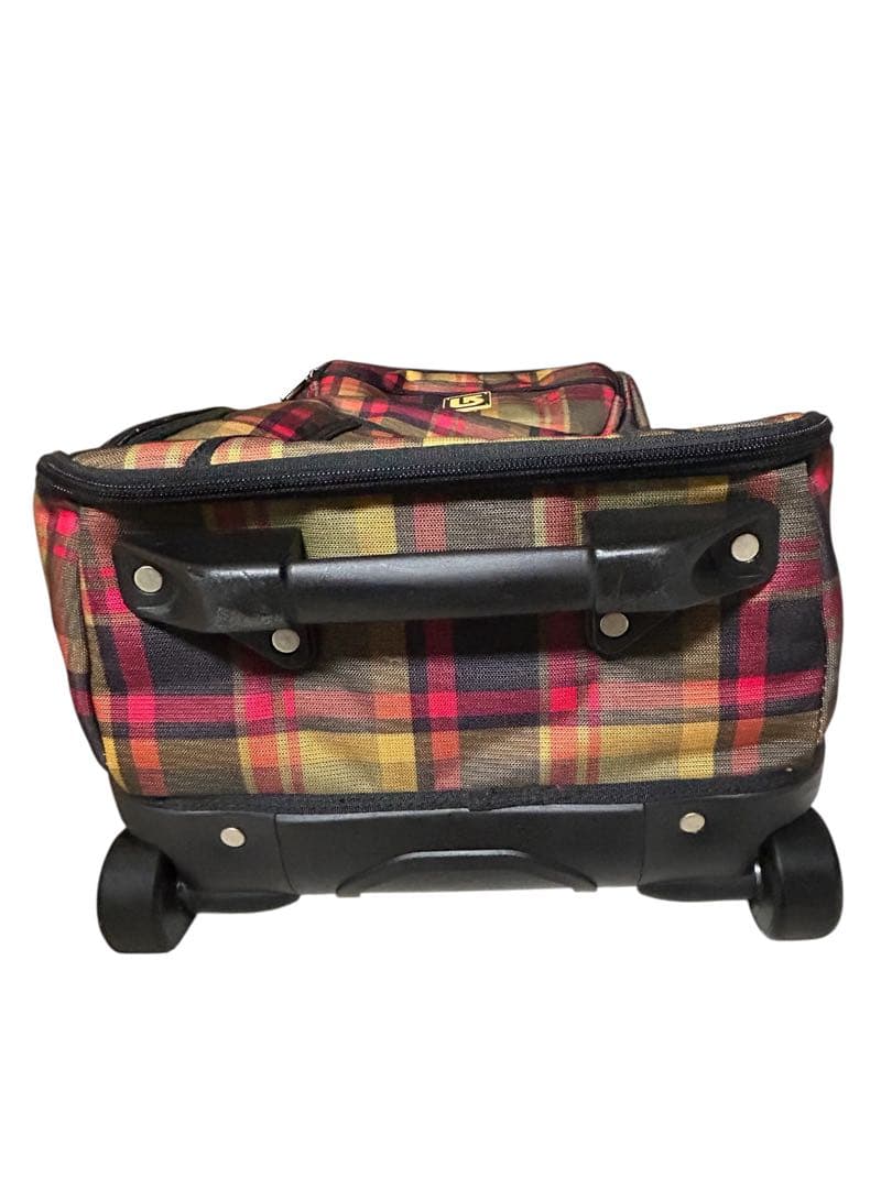 BURTON バートン キャリーバッグ チェック柄 マルチカラー 静音 デザイン