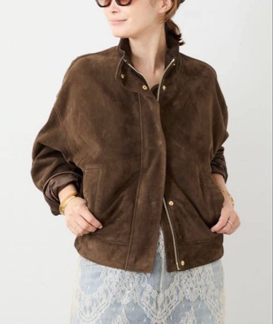 【新品・タグ付き】deuxieme classe croppedブルゾン