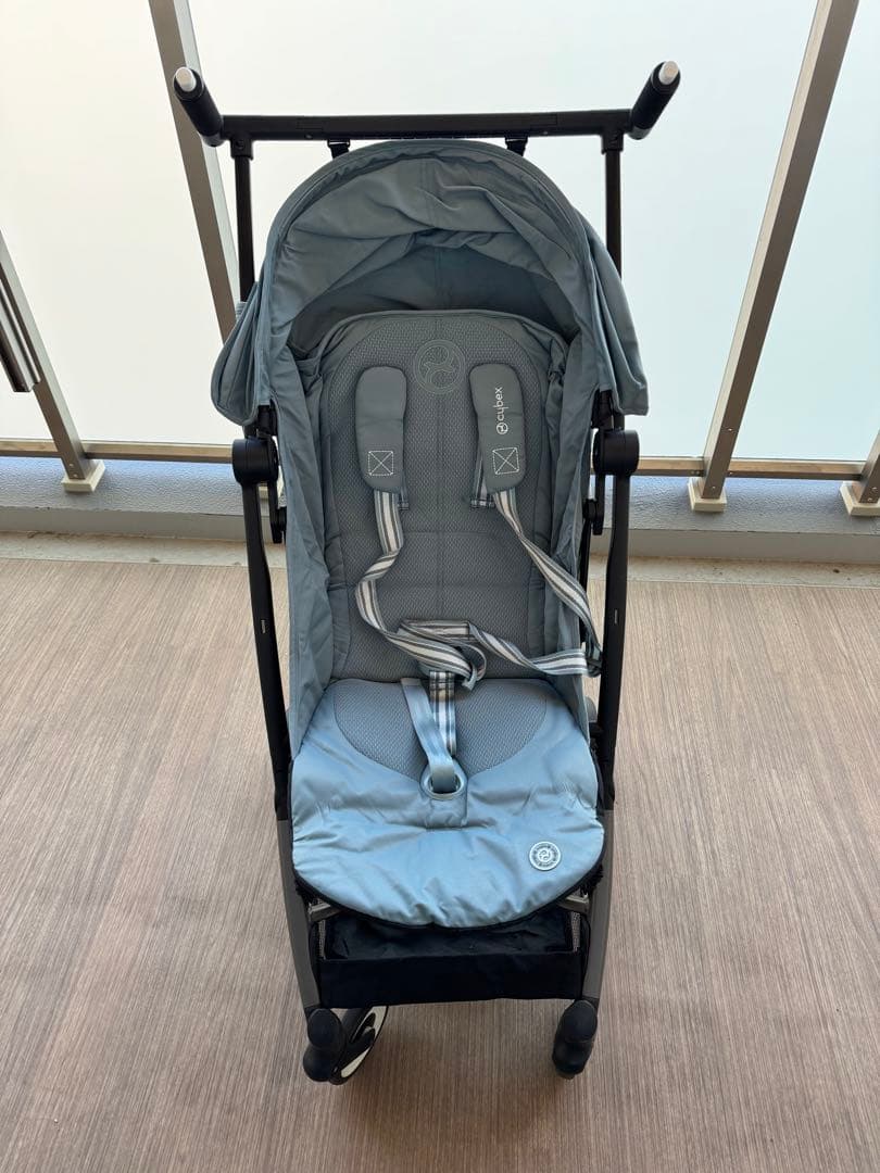 値下げ cybex リベル2024年モデル ストーミーブルーバンパー付き