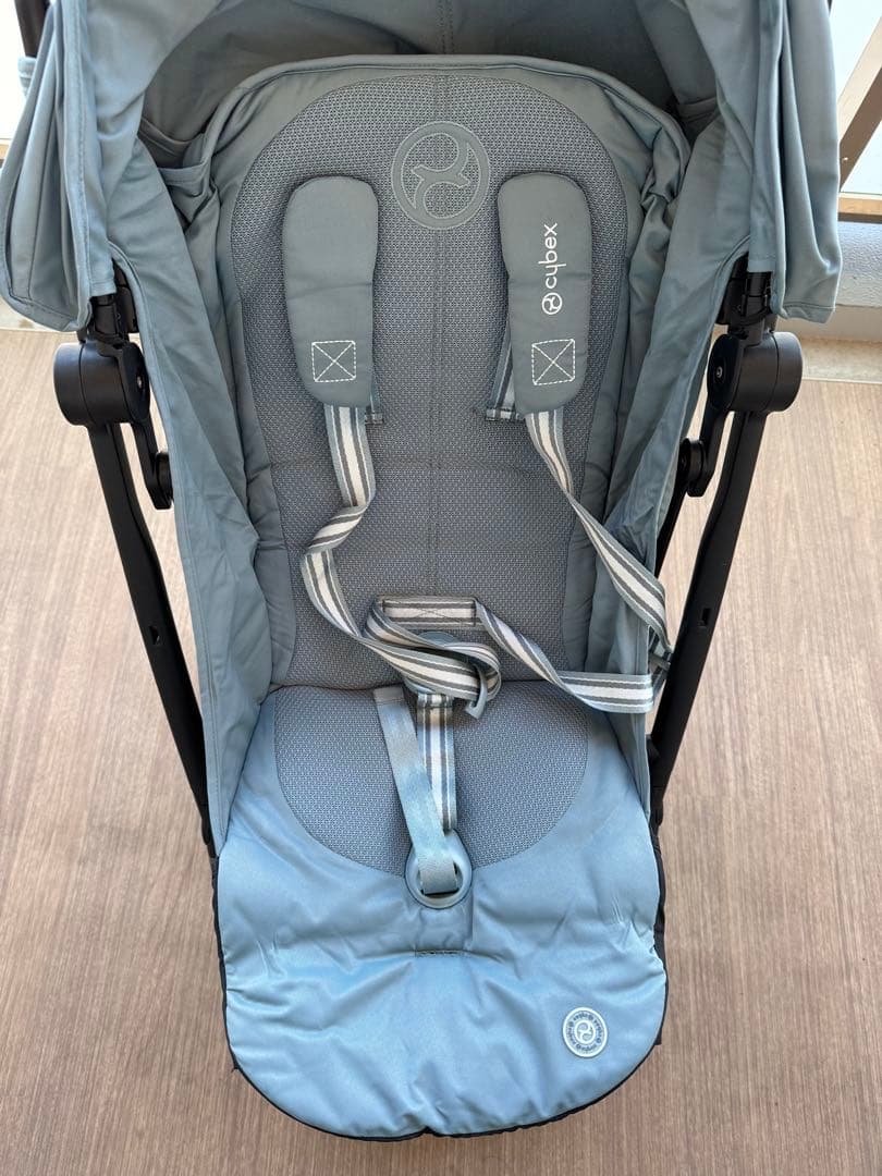 値下げ cybex リベル2024年モデル ストーミーブルーバンパー付き