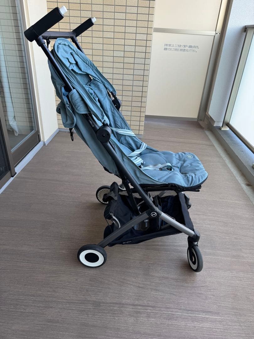 値下げ cybex リベル2024年モデル ストーミーブルーバンパー付き