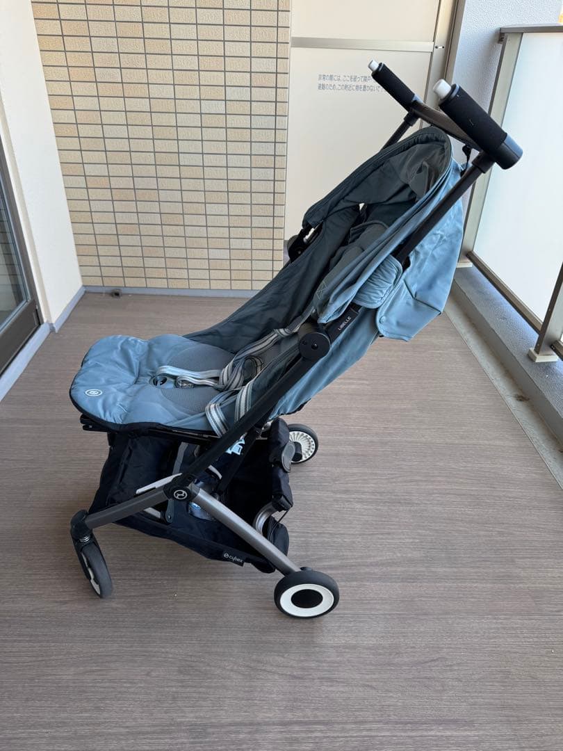 値下げ cybex リベル2024年モデル ストーミーブルーバンパー付き