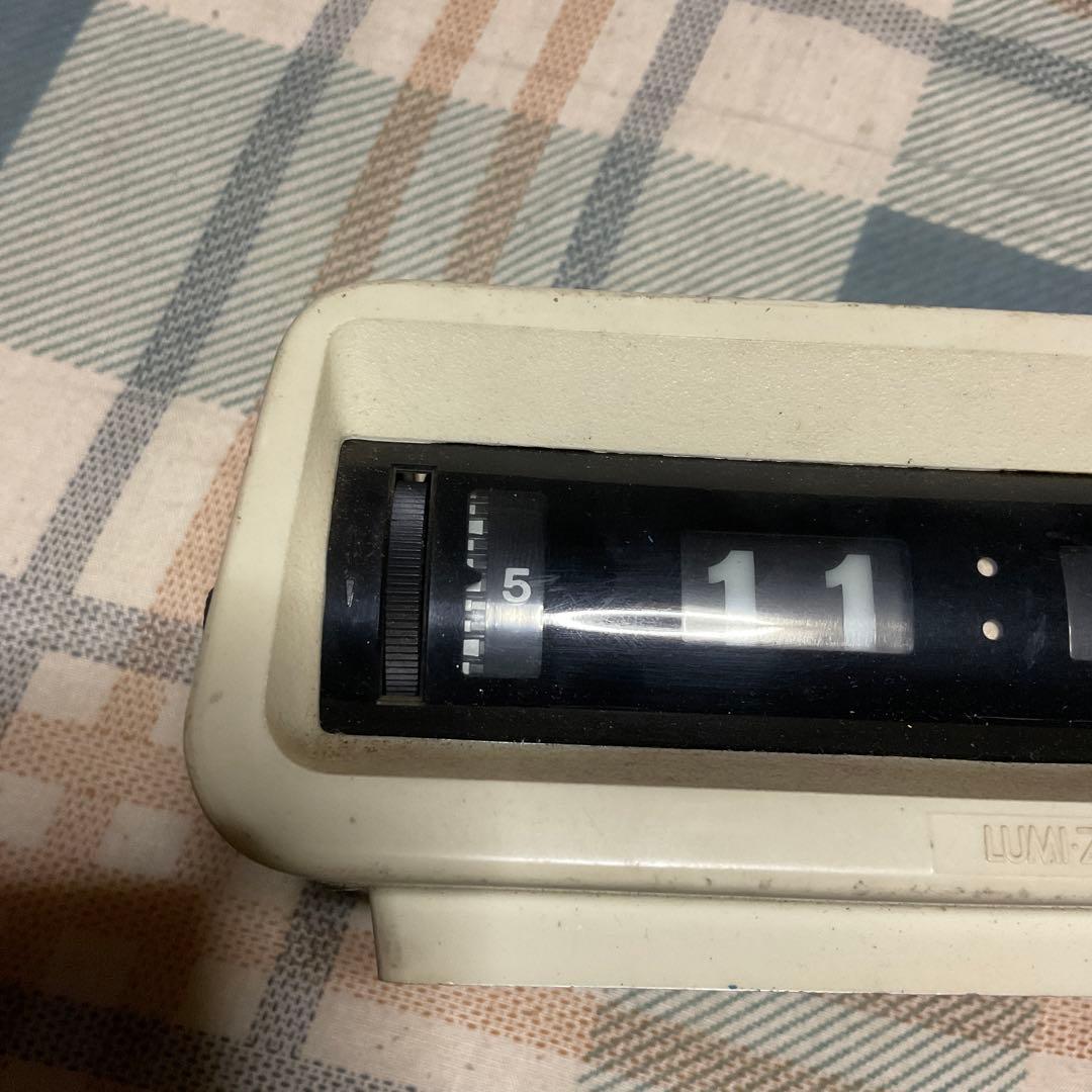 パラパラ時計　株式会社田村電機製作所　作動品　【昭和レトロ】