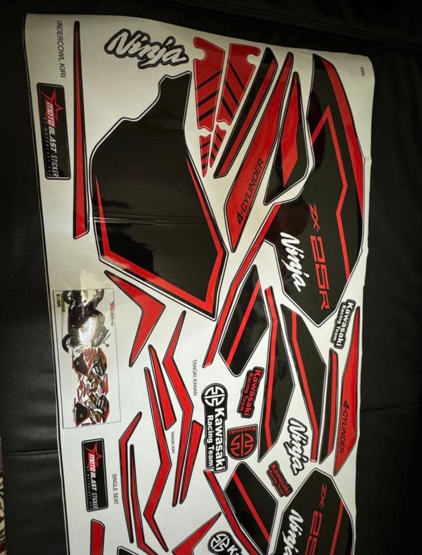 ZX25R カスタムデカールキット(TK)