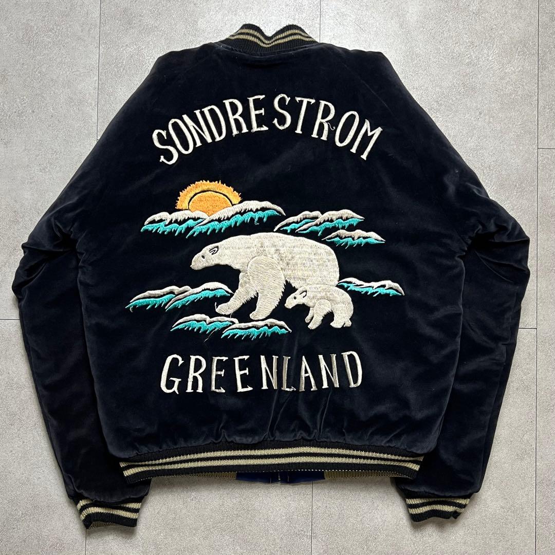 極希少✨テーラー東洋 リバーシブル スカジャン ベロア 別珍 刺繍