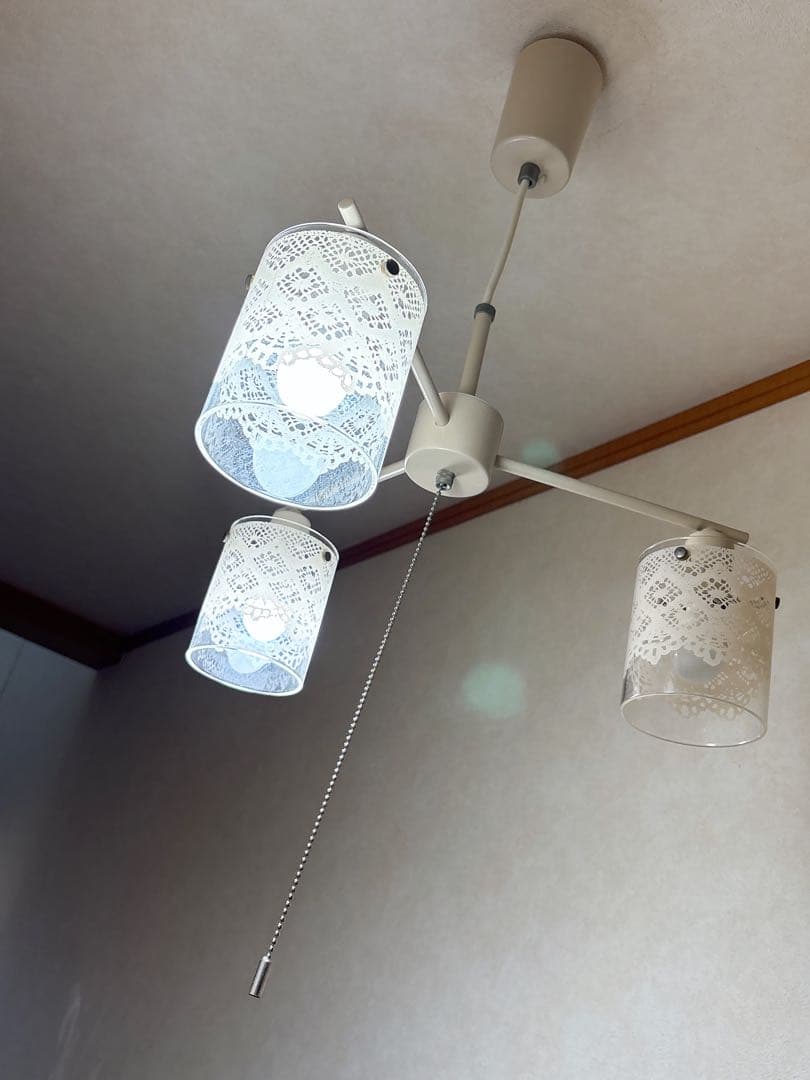 INTERFORM インターフォルム　3灯 シャンデリア　ペンダントランプライト