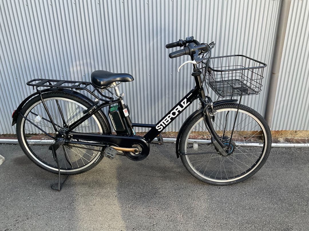 ブリヂストン新機種電動アシスト自転車STEP cruise26インチブラック系