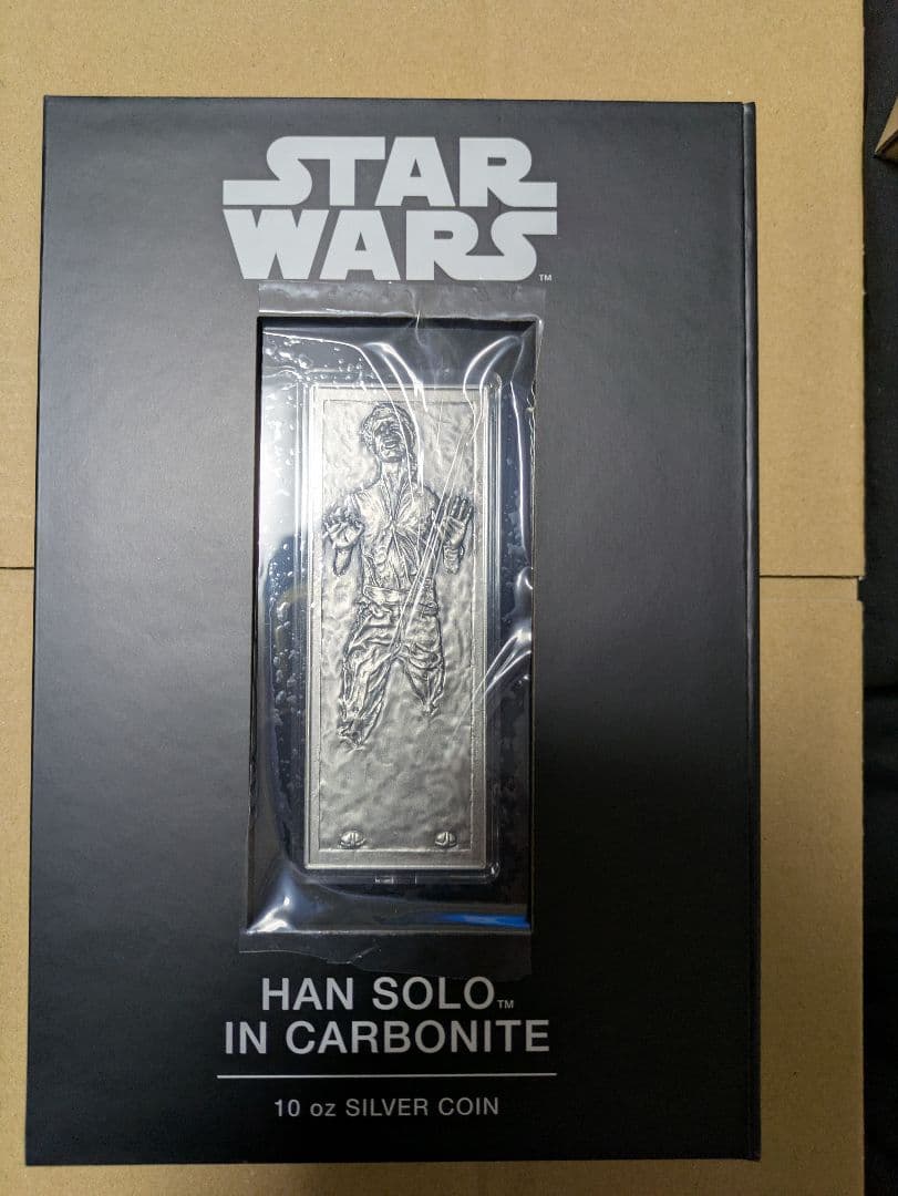 スター・ウォーズ凍結のハン・ソロ　10オンス純銀