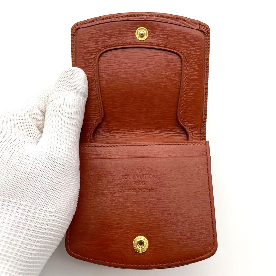ルイヴィトン　キュベットスプール　エピ　ケース　小銭入れ　茶色