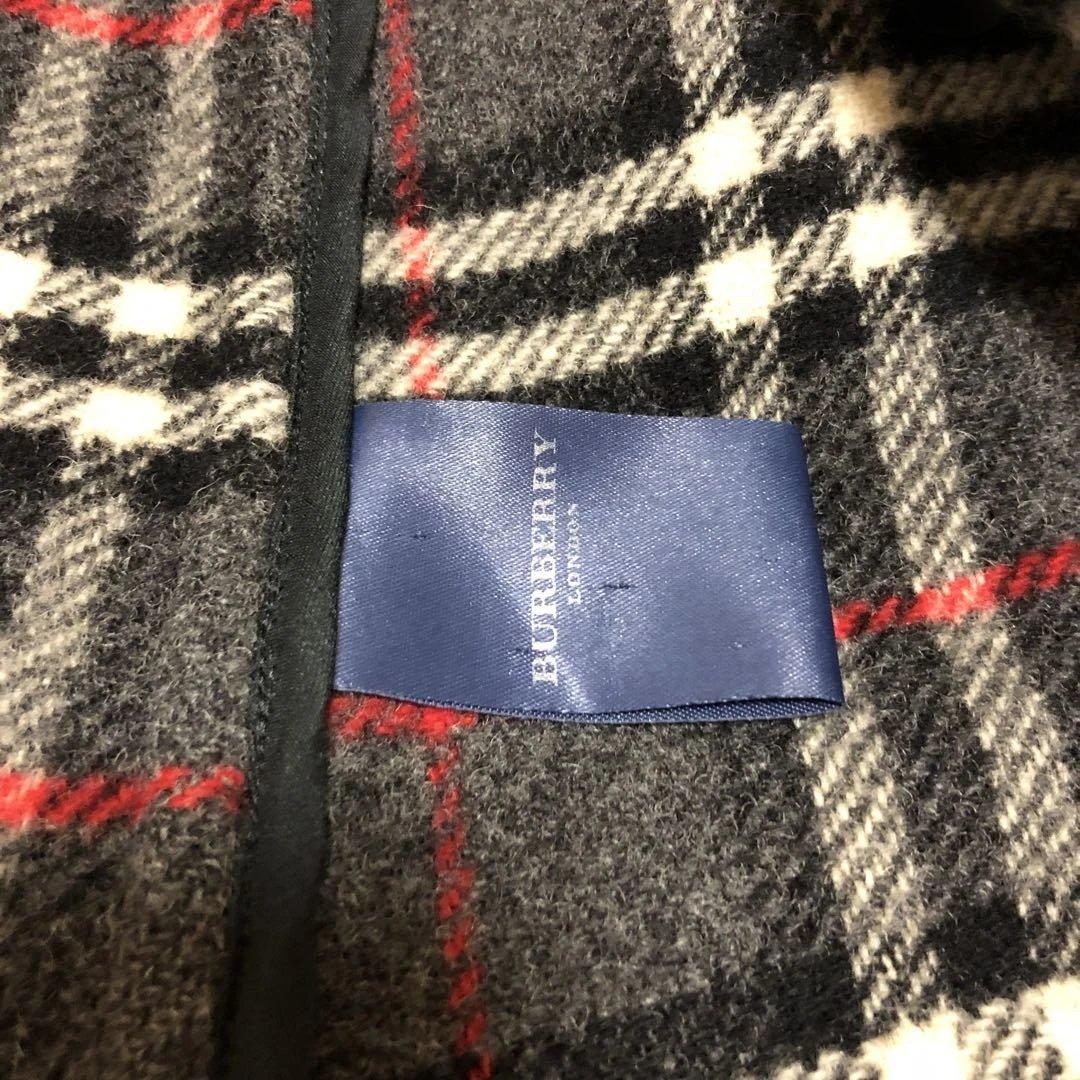 希少✨BURBERRY ダッフルコート チャコールグレーノバチェック バーバリー
