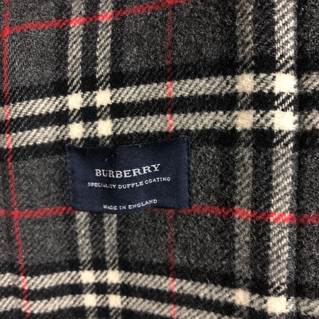 希少✨BURBERRY ダッフルコート チャコールグレーノバチェック バーバリー