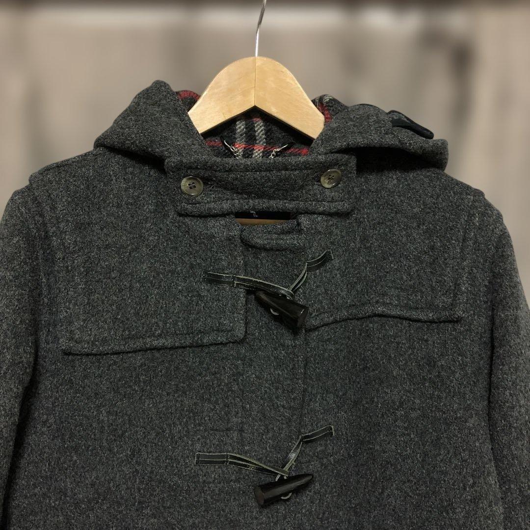 希少✨BURBERRY ダッフルコート チャコールグレーノバチェック バーバリー