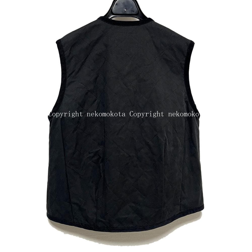 専用★ラベンハム ダブルボタン キルティング ベスト 38 黒 レディース