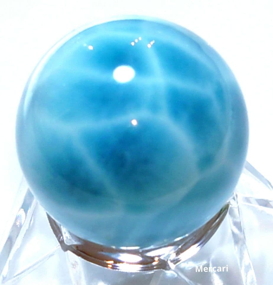 極上ラリマー　スフィア　28mm大玉