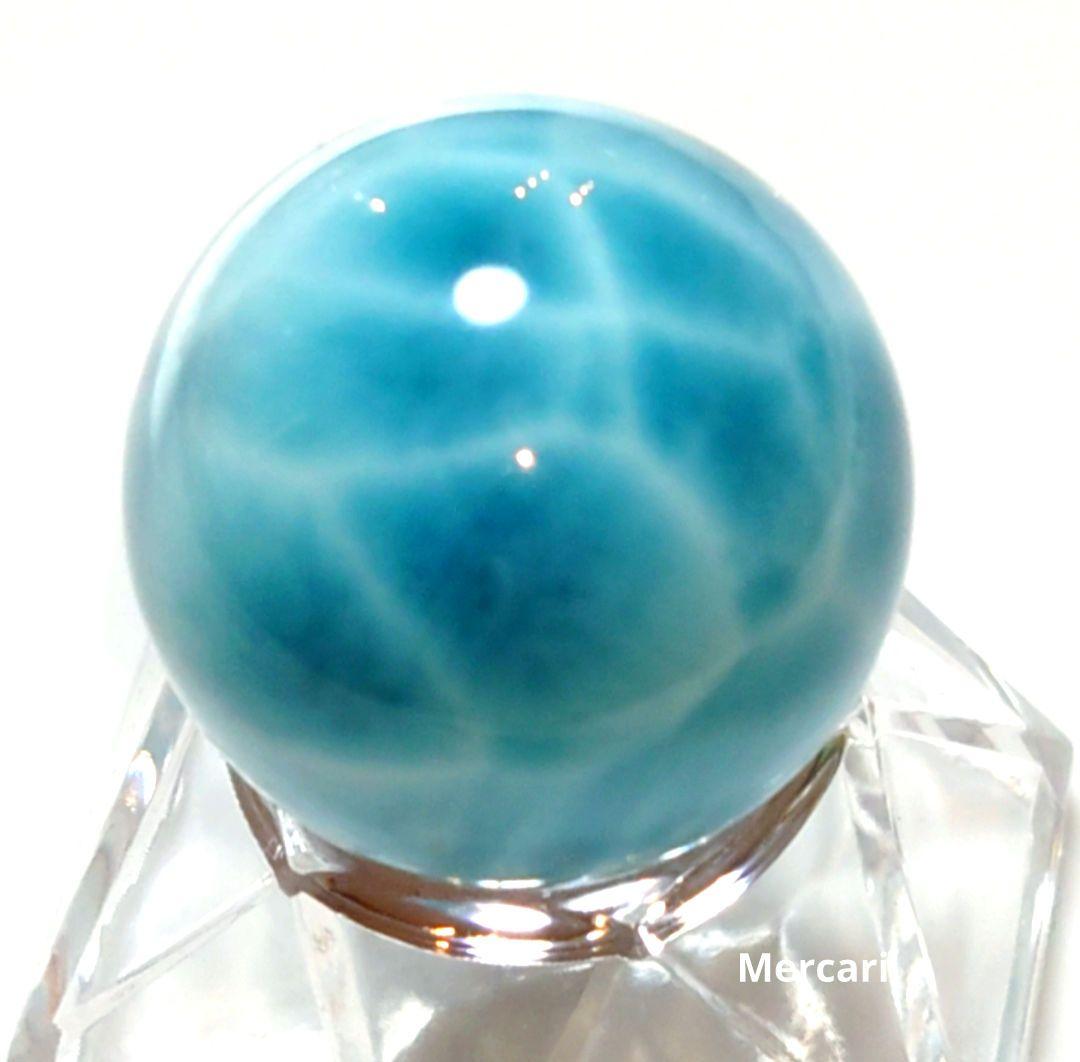 極上ラリマー　スフィア　28mm大玉