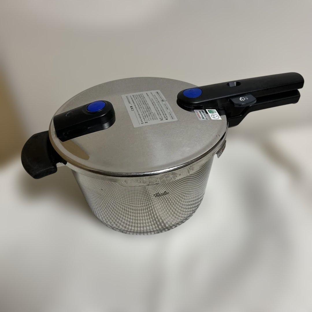 フィスラー圧力鍋　ビタクイック4.5Lガラス蓋付き