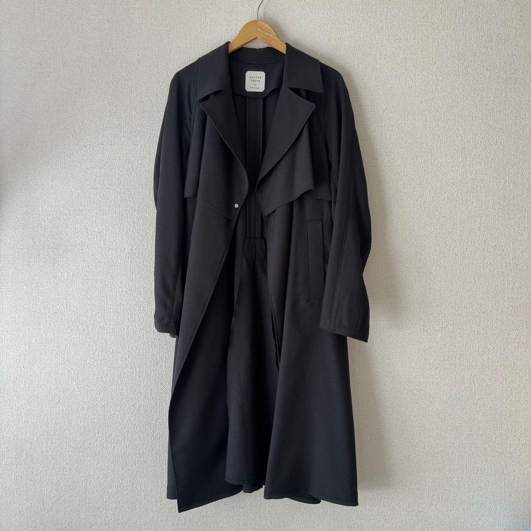 UNITED TOKYO リネンライクアルスターコート