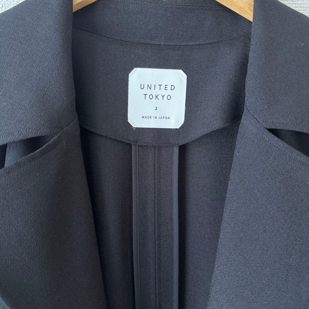 UNITED TOKYO リネンライクアルスターコート