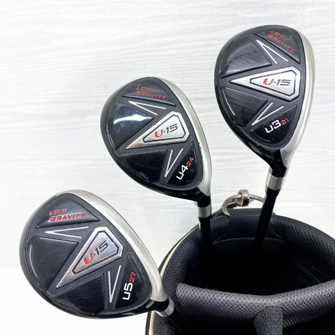 Chaucer LOW GRAVITY U-15 ユーティリティ 3本 セット