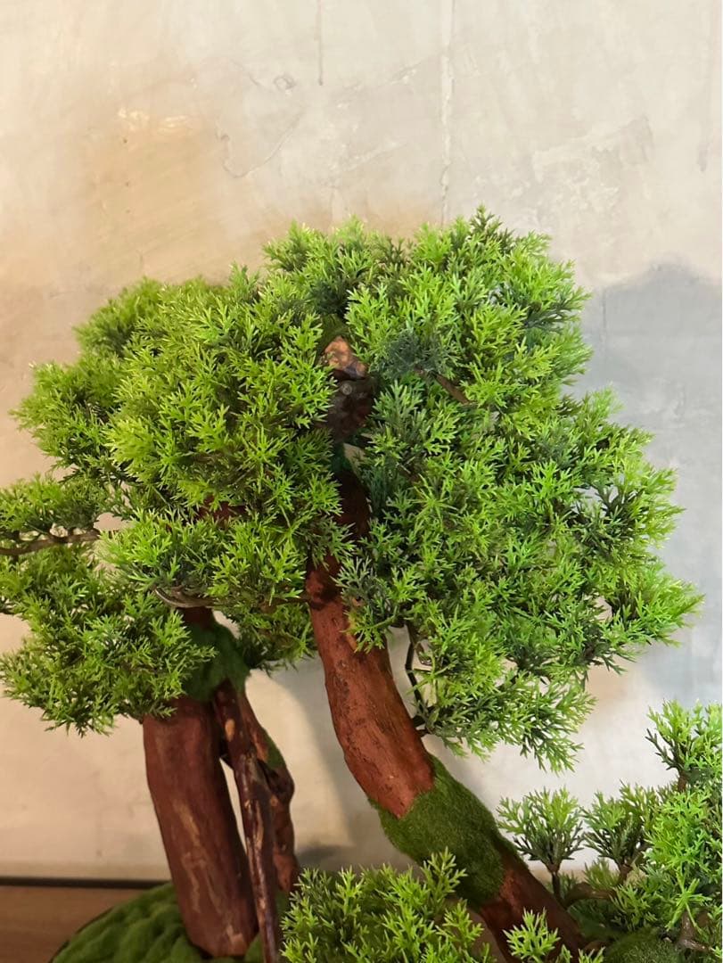 フェイクグリーン松盆栽人工観葉植物インテリア卓上置物装飾品ガーデニング