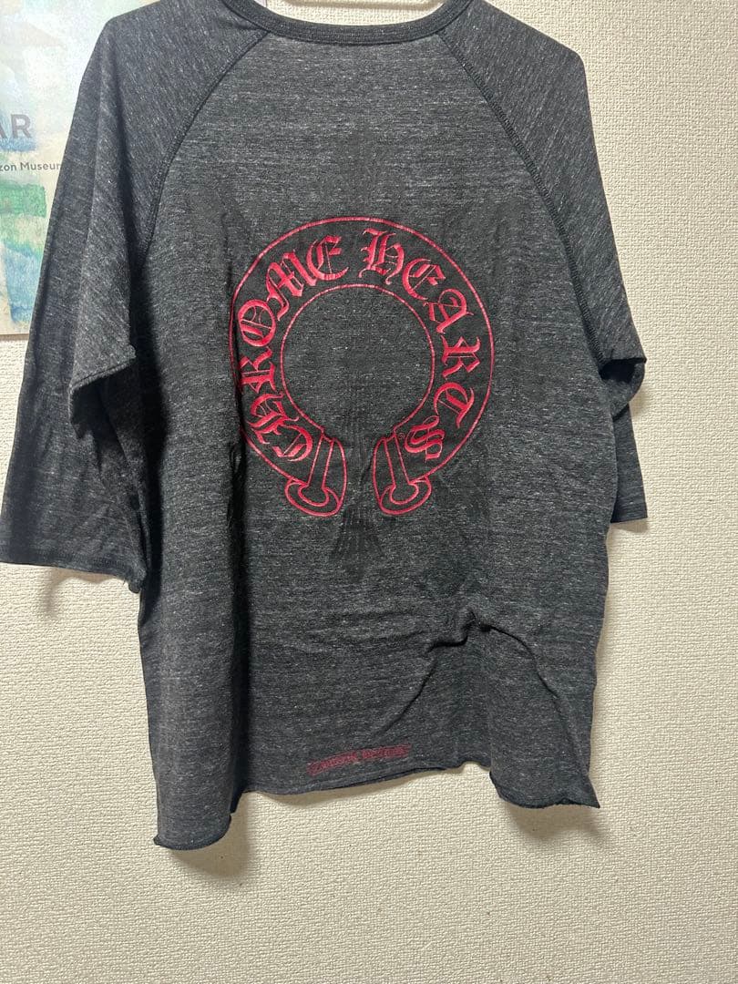 CHROME HEARTS グレー 七分袖カットソー