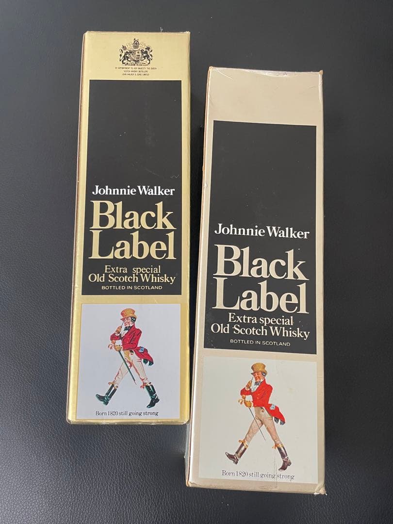 【古酒】JohnnieWalker BlackLabel 750ml 2本SET