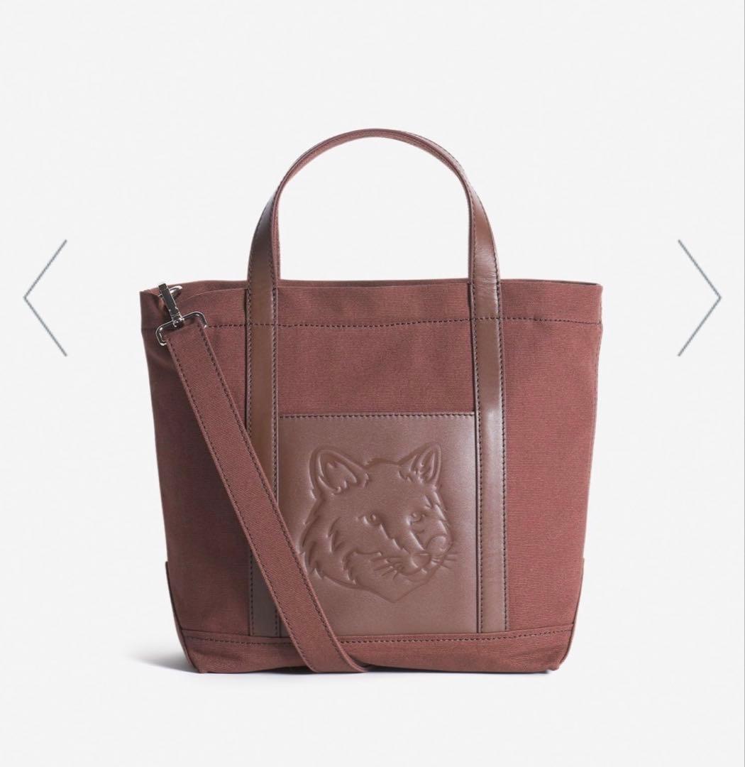 MAISON KITSUNE メゾンキツネ　フォックスヘッド スモール トート