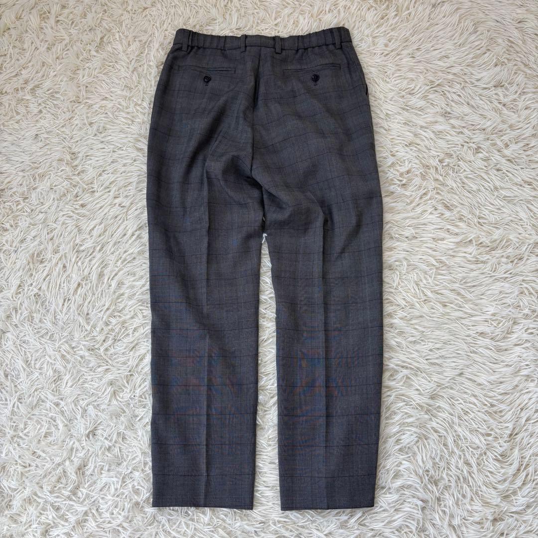 美品　SUIT SELECTスーツ　3点セット　グレーチェック　春夏対応11号