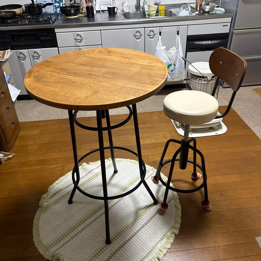 円形カウンターテーブル　着払い