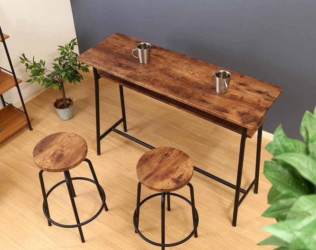 コンパクトカフェスタイルテーブル　センター　ビンテージ