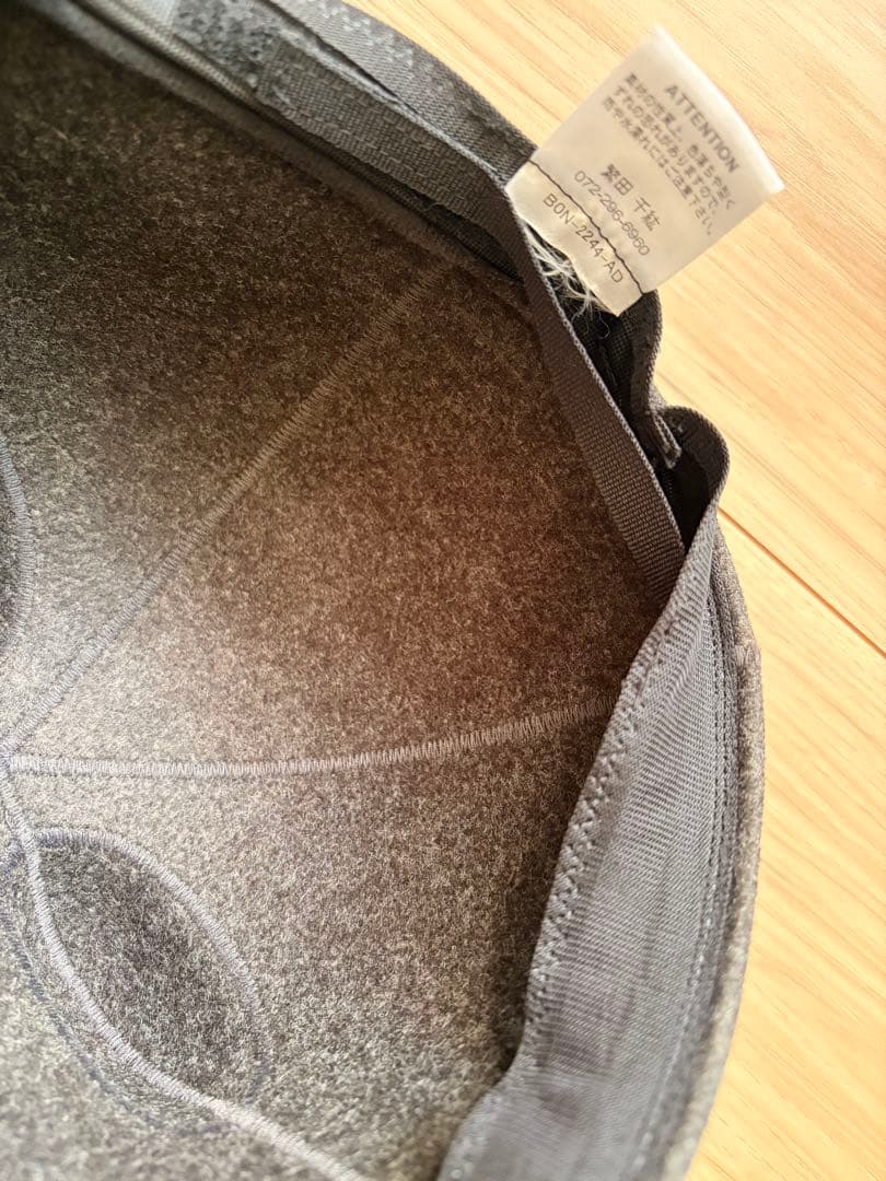 boniture 猫耳付きキャップ　キャット　帽子　グレー