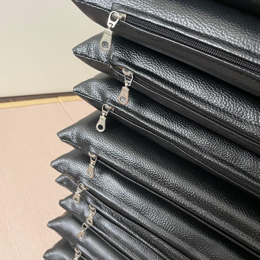 大きいサイズ　50×50×厚み5cm 黒　滑りにくいレザー　業務用　座布団　黒