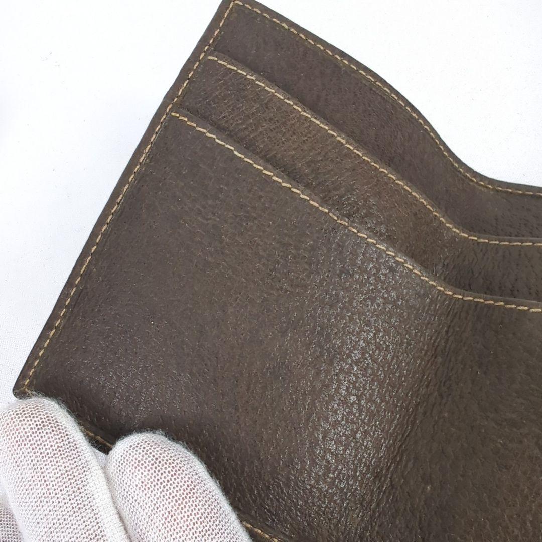 【良品】GUCCI グッチ GG柄 シェリーライン 二つ折り 財布 ヴィンテージ