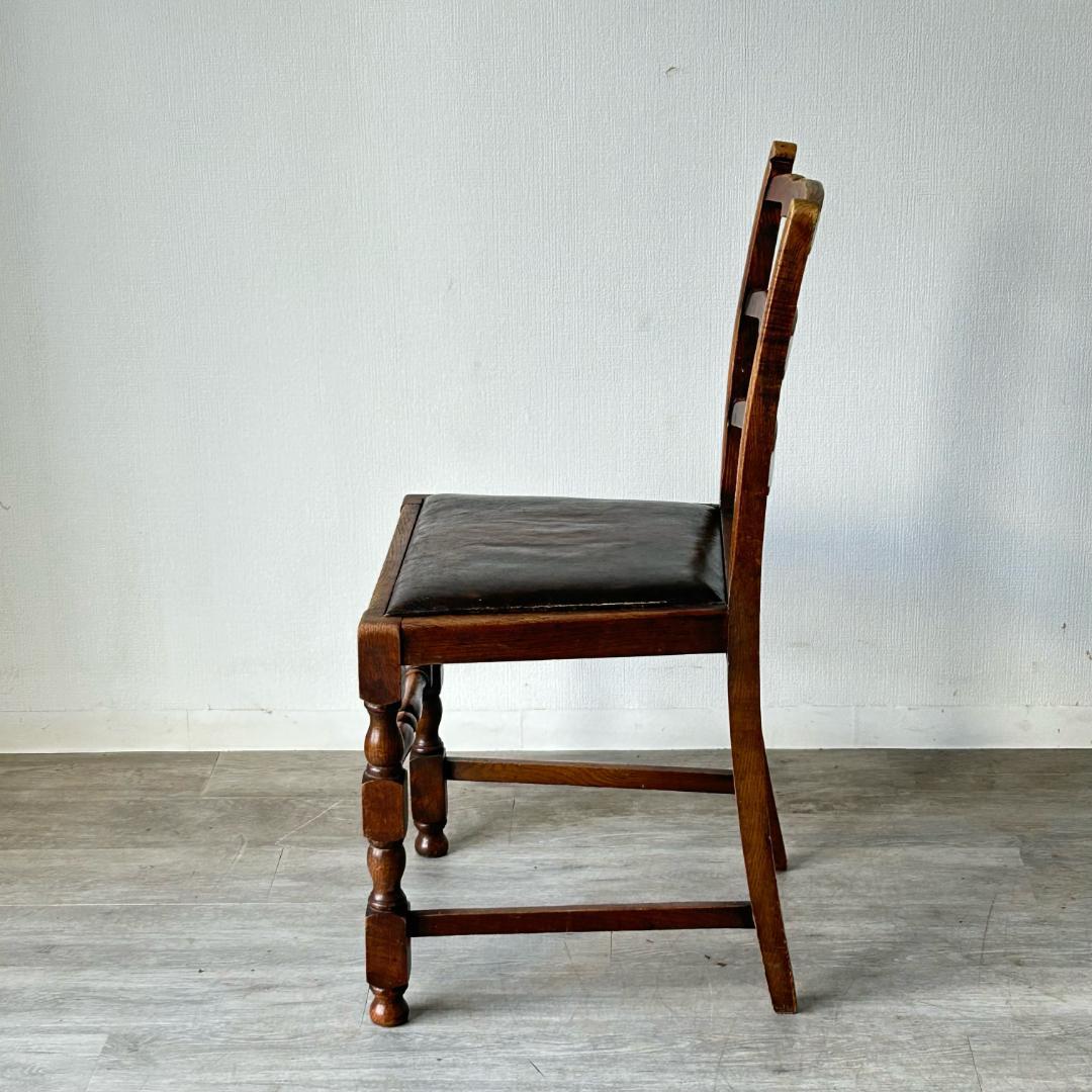イギリス アンティーク 家具 ダイニング チェア 椅子 英国 361A2