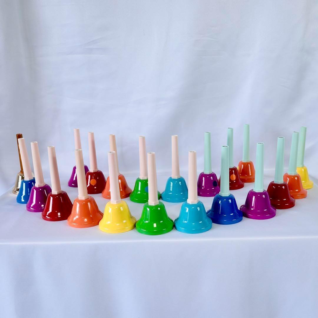 ウチダ　ミュージックハンドベル カラー 2１音セット