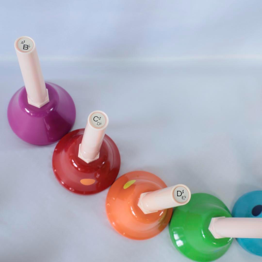 ウチダ　ミュージックハンドベル カラー 2１音セット