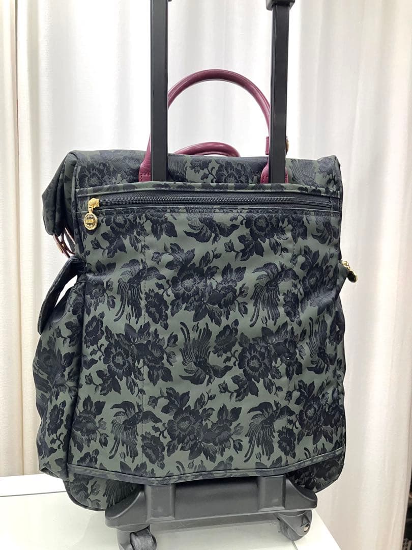 FEILER シュニール織 花柄キャリーケース トロリーバッグ フェイラー