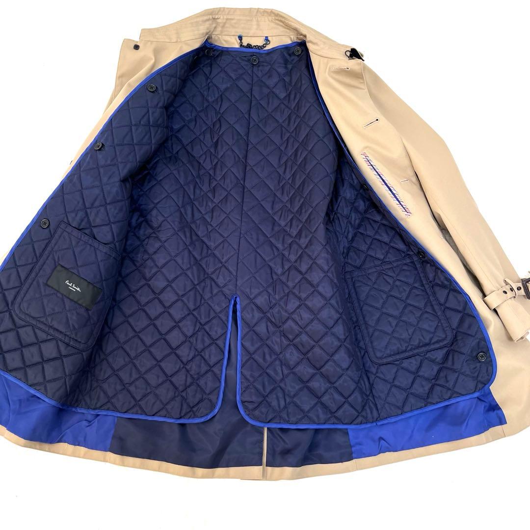 極美品　Paul Smith ポールスミス　インナー付ハーフトレンチコート　L