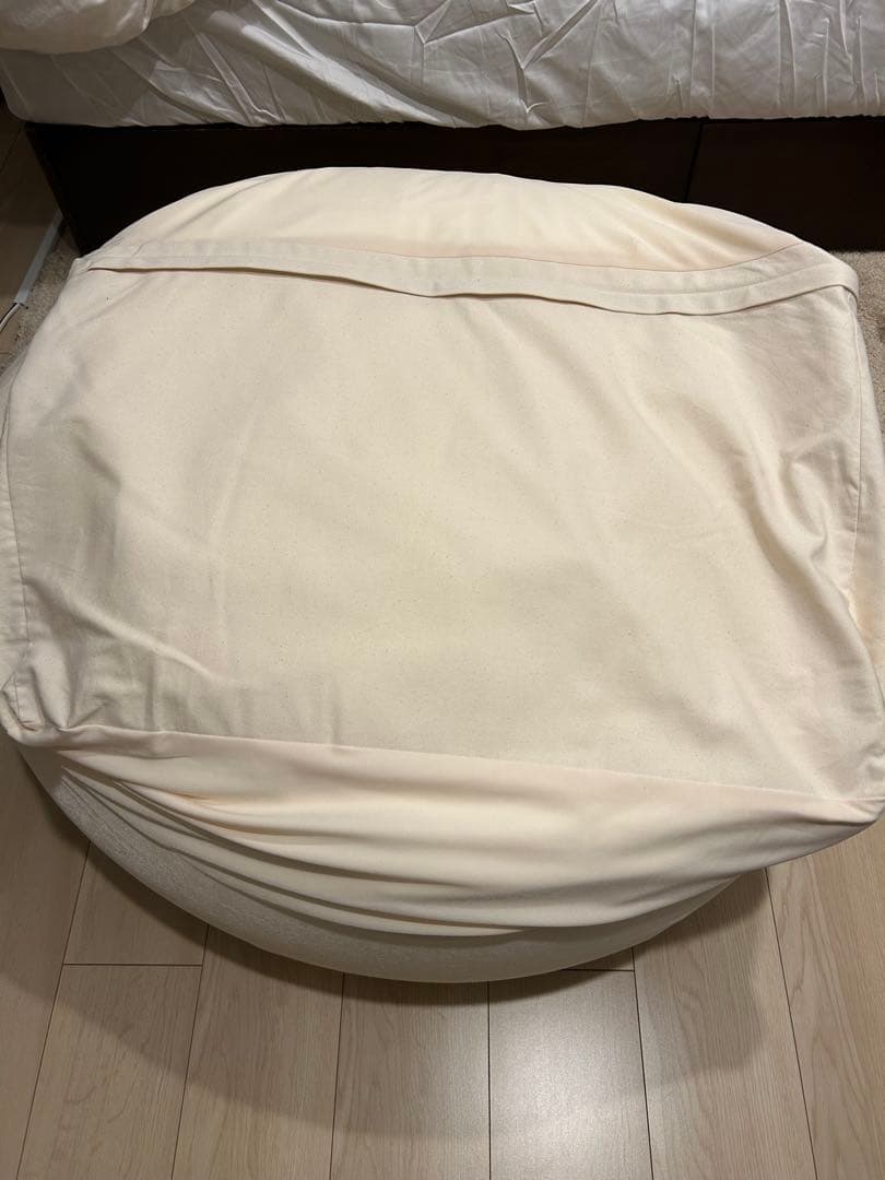 【未使用】無印良品 体にフィットするソファ大 カバー付き アイボリー