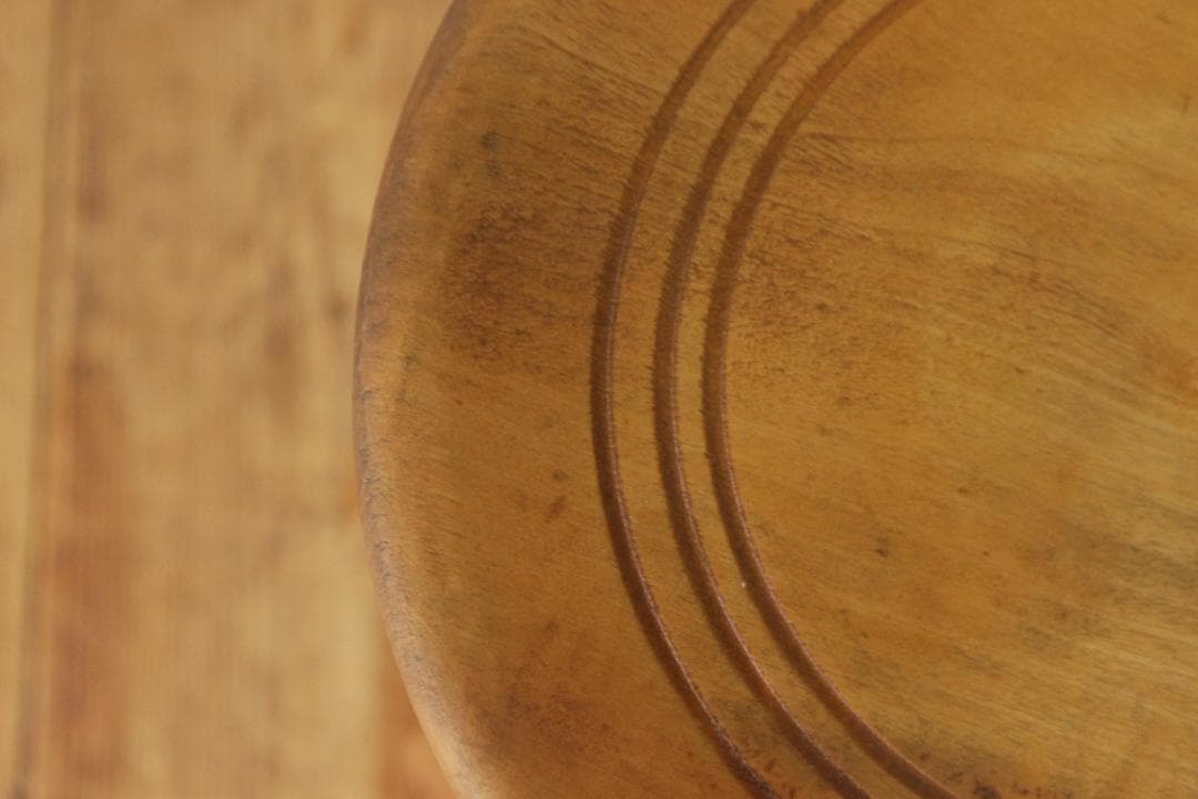 レトロ 丸椅子 スツール チェア 腰掛 無垢材 花台 飾り台 ナチュラル