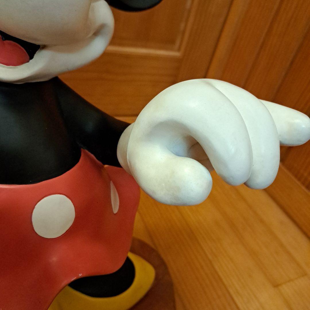 廃盤品　ガーデンスタチュー　ミニーマウス ランタン付き　置物　オブジェ　レア