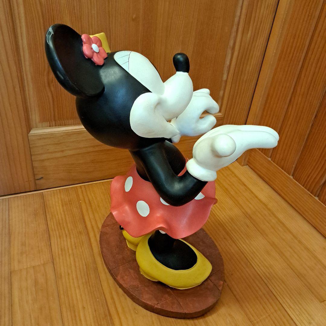 廃盤品　ガーデンスタチュー　ミニーマウス ランタン付き　置物　オブジェ　レア