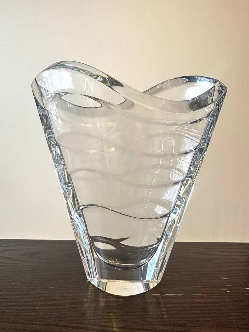 バカラ　Baccarat フラワーベース　花瓶　新品　外箱有