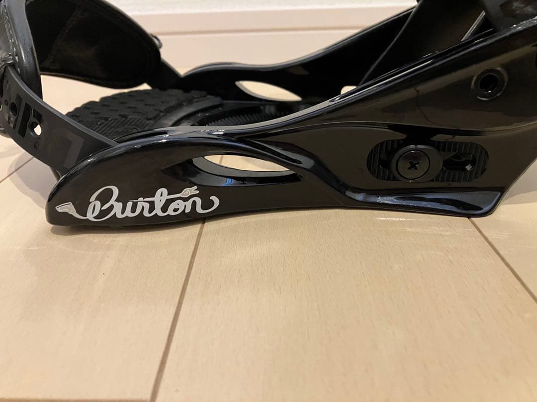 Burton スノーボード ビンディング 3D プレート付き　バートン　黒